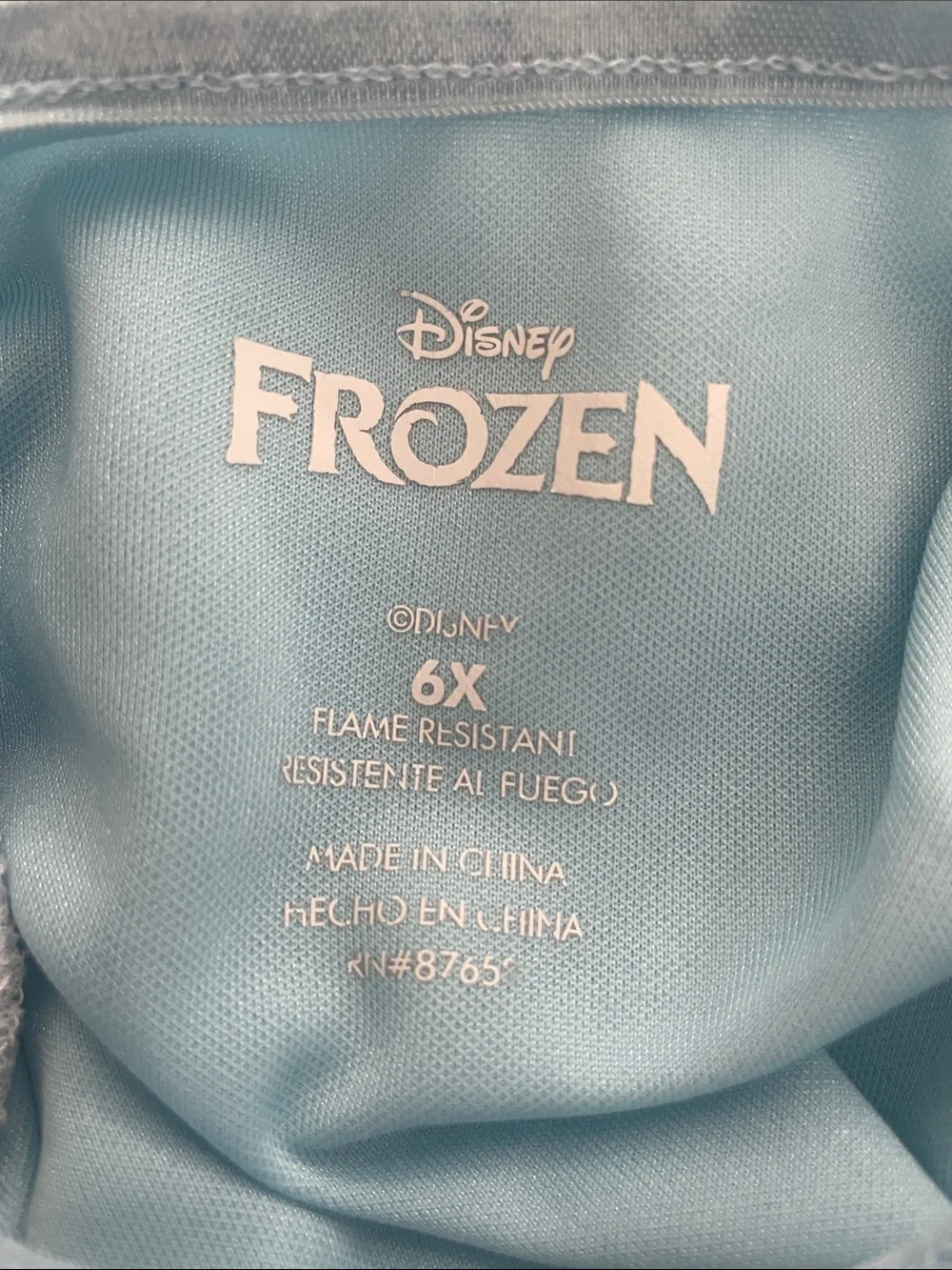 Disney Frozen Light Blue Elsa Snowflake Nightgown - Picture 4 of 4